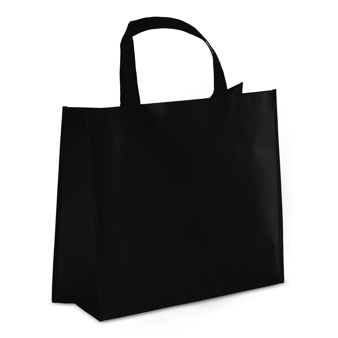 R-PET Tragetasche aus laminiertem Non Woven 40 x 16 x 35cm 105g/m² Rudivin