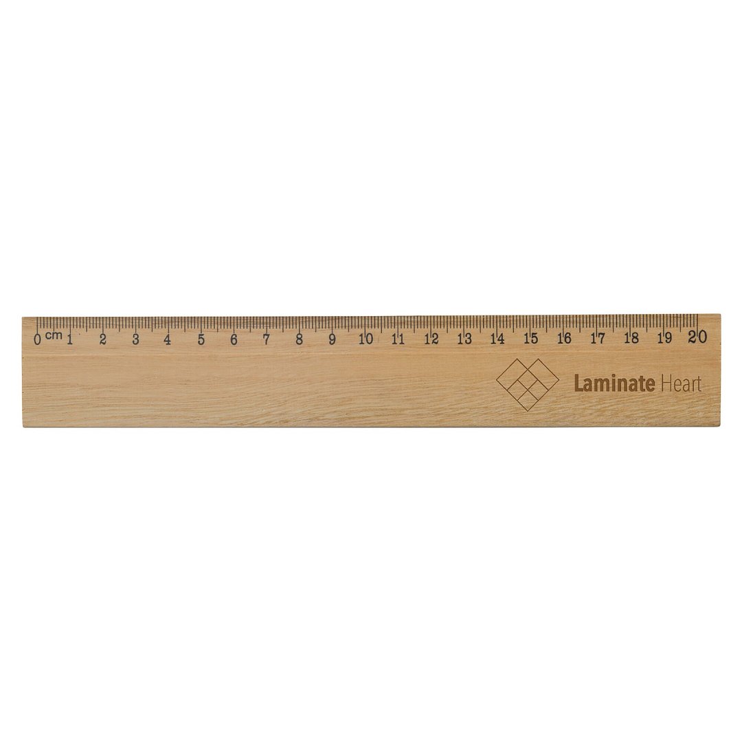 Holzlineal 20cm Lüthlin