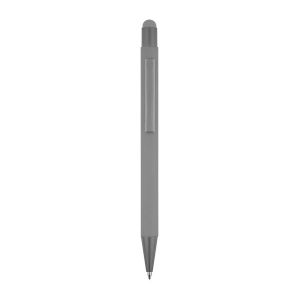 Kugelschreiber mit modernem Design aus recyceltem Aluminium (100% rAL) mit matter Oberfläche Nelver