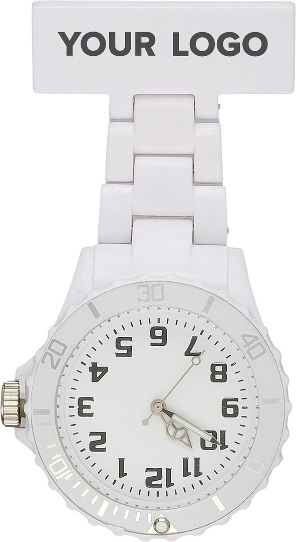 Krankenpflegeuhr Noleen | Kunststoff | Stecknadel