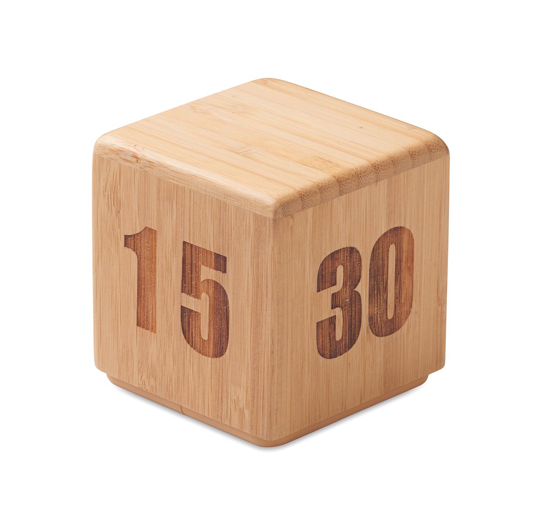Zeitwürfel Bambus Fendri