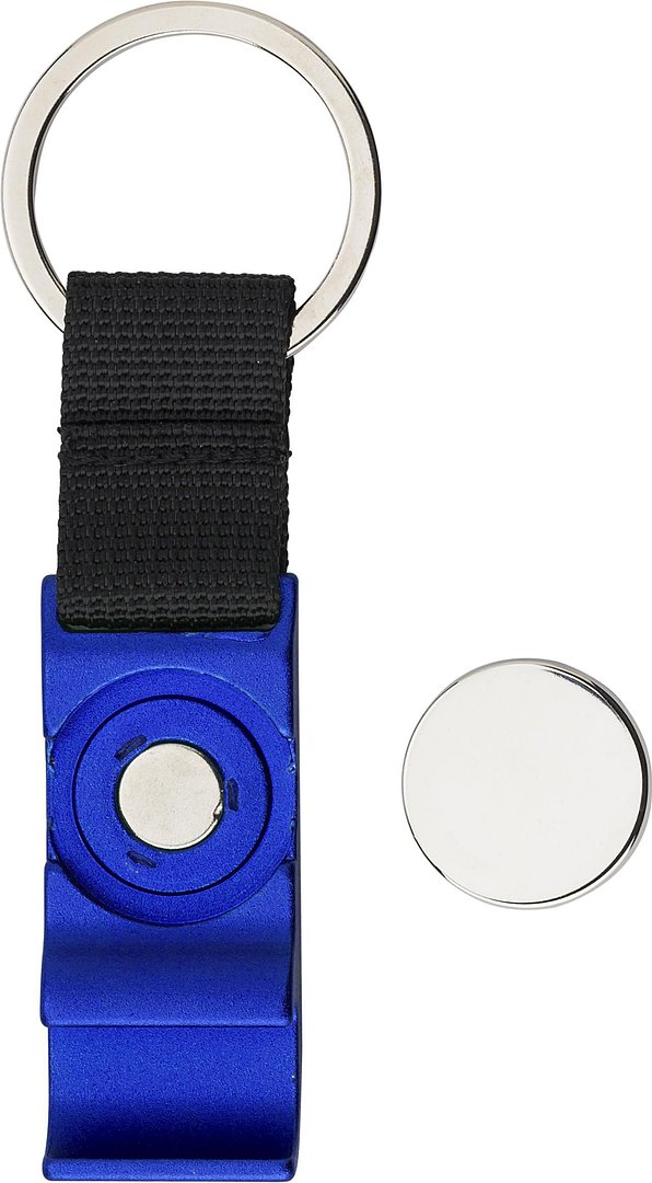Schlüsselanhänger Wari | Aluminium | Flaschenöffner | Einkaufswagenchip