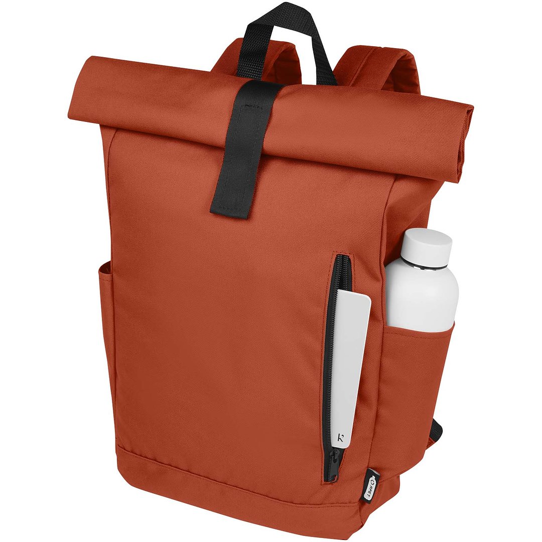 15,6" GRS RPET Roll-Top Rucksack 18 L - Maschtian