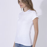 Frauen Weiss T-Shirt "keya"