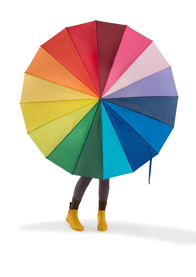 Regenbogenregenschirm Lolfri | 190T