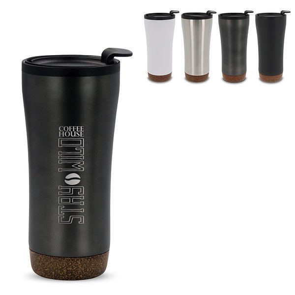 Doppelwandiger Becher mit einem Korkboden 480ml Benjaspan