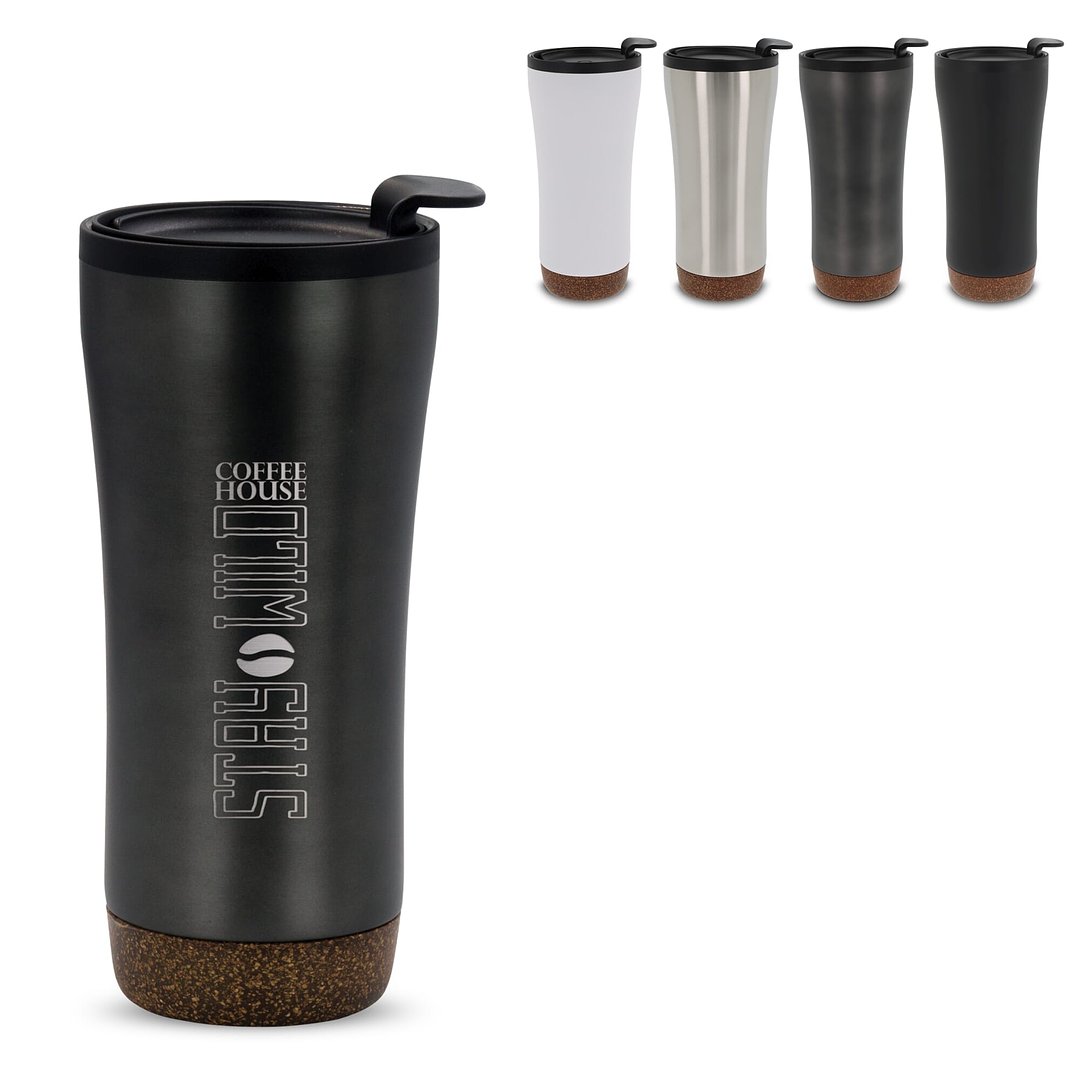 Doppelwandiger Becher mit einem Korkboden 480ml Benjaspan