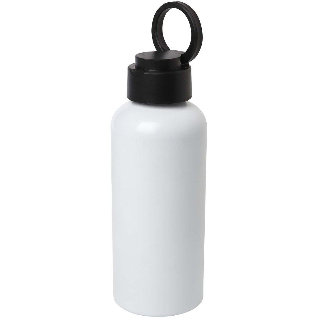 600 ml RCS-zertifizierte Wasserflasche aus recyceltem Aluminium mit RPET-Deckel - Ylana