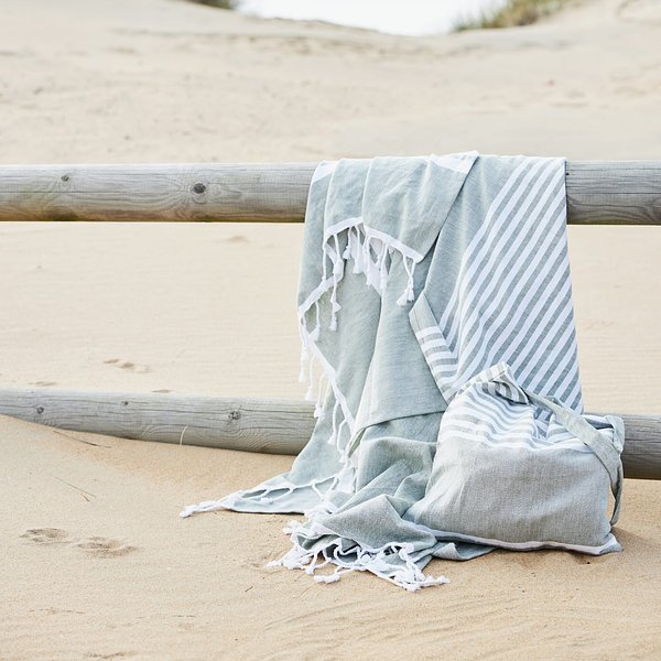 Ella Hamam-Handtuch Bio-Baumwolle 145x250cm Warelik