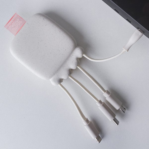 Octopus Gamma 2 Bio Charging cable with 3.000mAh Powerbank Nicorela