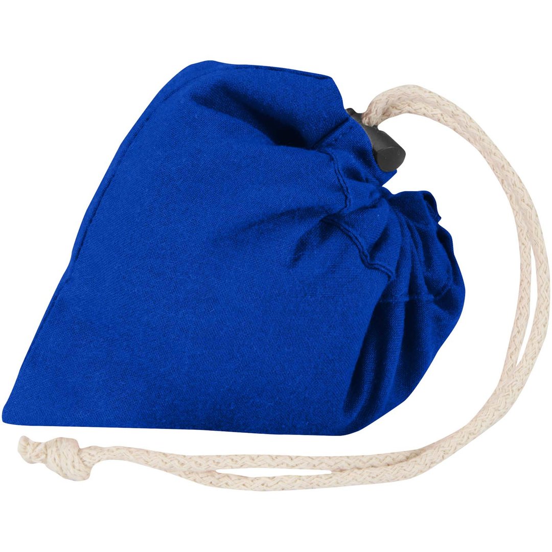 Blend 140 g/m², GRS-zertifizierte, faltbare Baumwoll Tragetasche, 7 l - Grin
