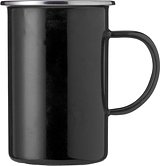 Emaille-Tasse Fränzi | Edelstahlrand | 450 ml