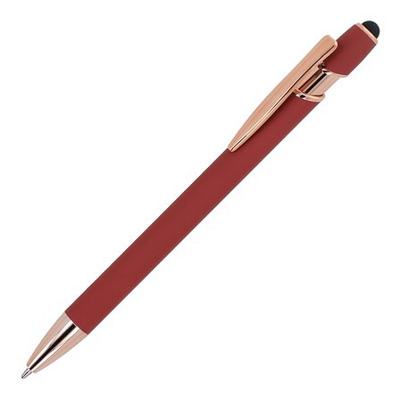 Kugelschreiber Paris Deluxe Metall gummiert Helieri
