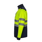 Zweifarbige Softshell-Jacke (280 g/m²) aus Polyester (96 %) und Elastan (4 %) Bistga