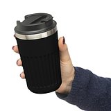 Recycelter Edelstahl-Reisebecher (400 ml) Warlep