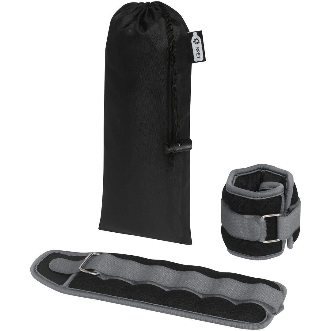 2 x 0,5 kg verstellbare Hand- und Fussgelenksmanschette - Gringia