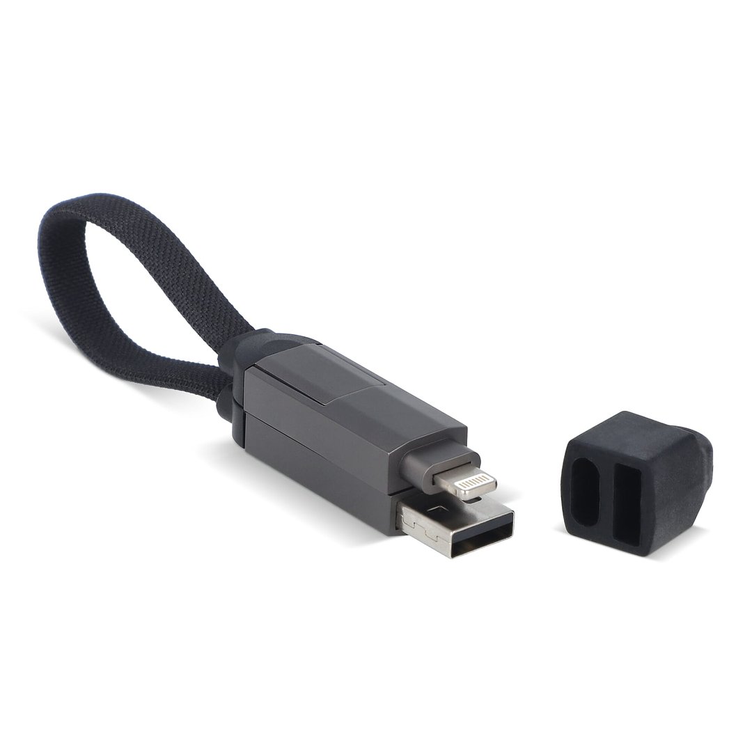 Multifunktionales 4-in-1 Kabel OTG Schlüsselanhänger Größe 60W Mudicch