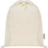 140 g/m² Sportbeutel aus GRS recycelter Baumwolle - Lolferi