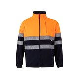 Zweifarbige Fleecejacke (280g/m²), aus Polyester (100%) Altiat