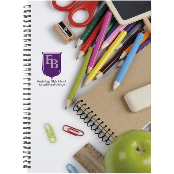 A4 Notizblock mit Hardcover und Spiralbindung - Loregn