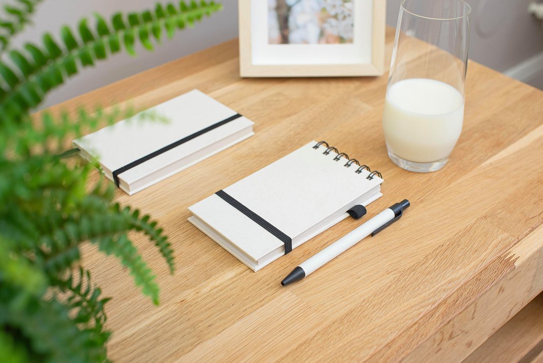 Notizbuch aus recyceltem Milchkarton Lorina
