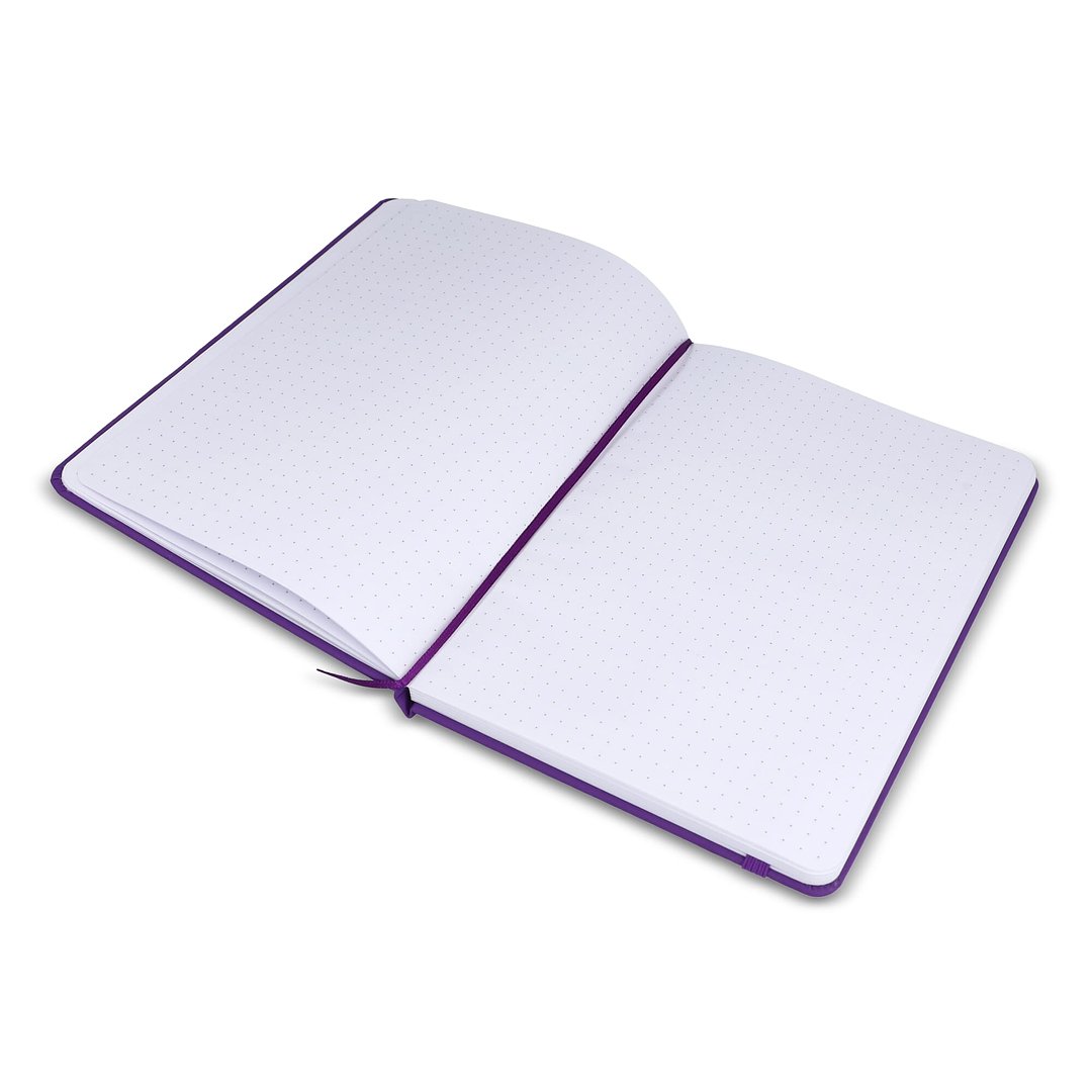 Notizbuch A5 PU mit Rasterpunktseiten Stiafrs