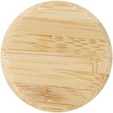 500 ml Flasche aus mattiertem Kalknatronglas mit Bambusdeckel - Ylandi