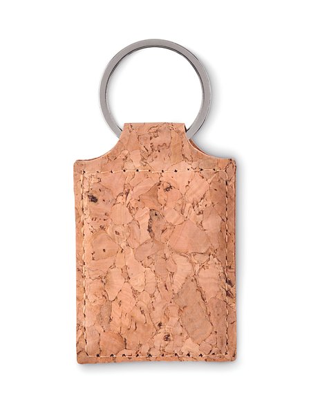 Schlüsselring Kork, eckig Paulan