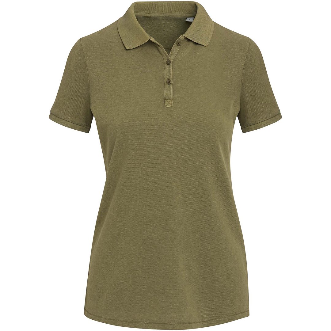 Poloshirt für Damen im Washed Look, 200 g/m2 - Fräna