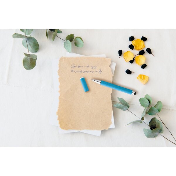 Kugelschreiber aus Kraftpapier und ABS Ittt