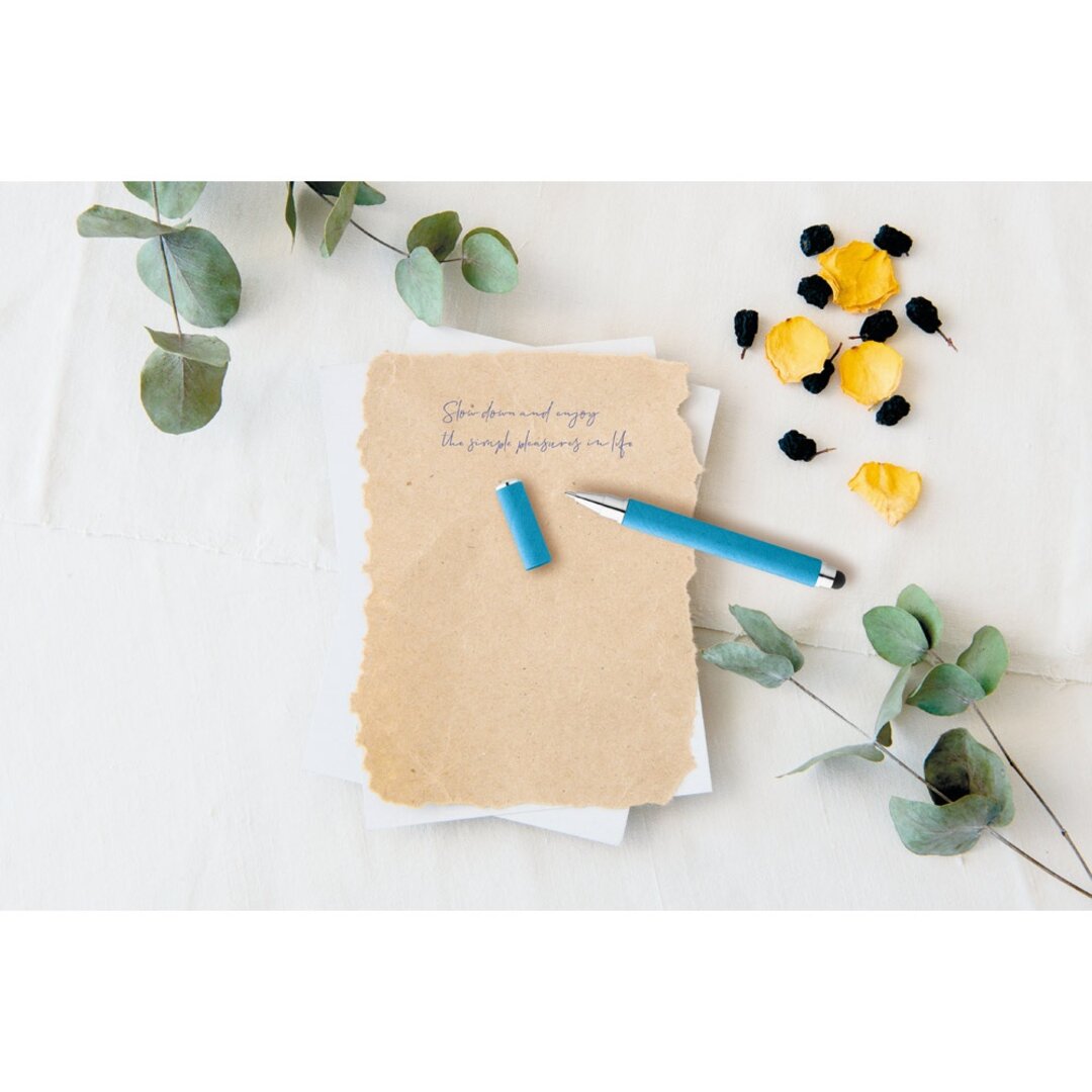 Kugelschreiber aus Kraftpapier und ABS Ittt