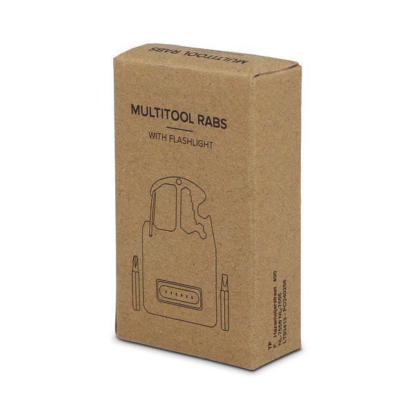 Kompaktes Multitool aus R-ABS & Metall 7 Funktionen Utzauna