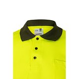 Zweifarbiges Poloshirt im Bird-Eye-Design (160g/m²) mit kurzen Ärmeln, aus Polyester (100%) Nicha