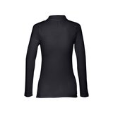 Damen Langarm-Poloshirt Minata