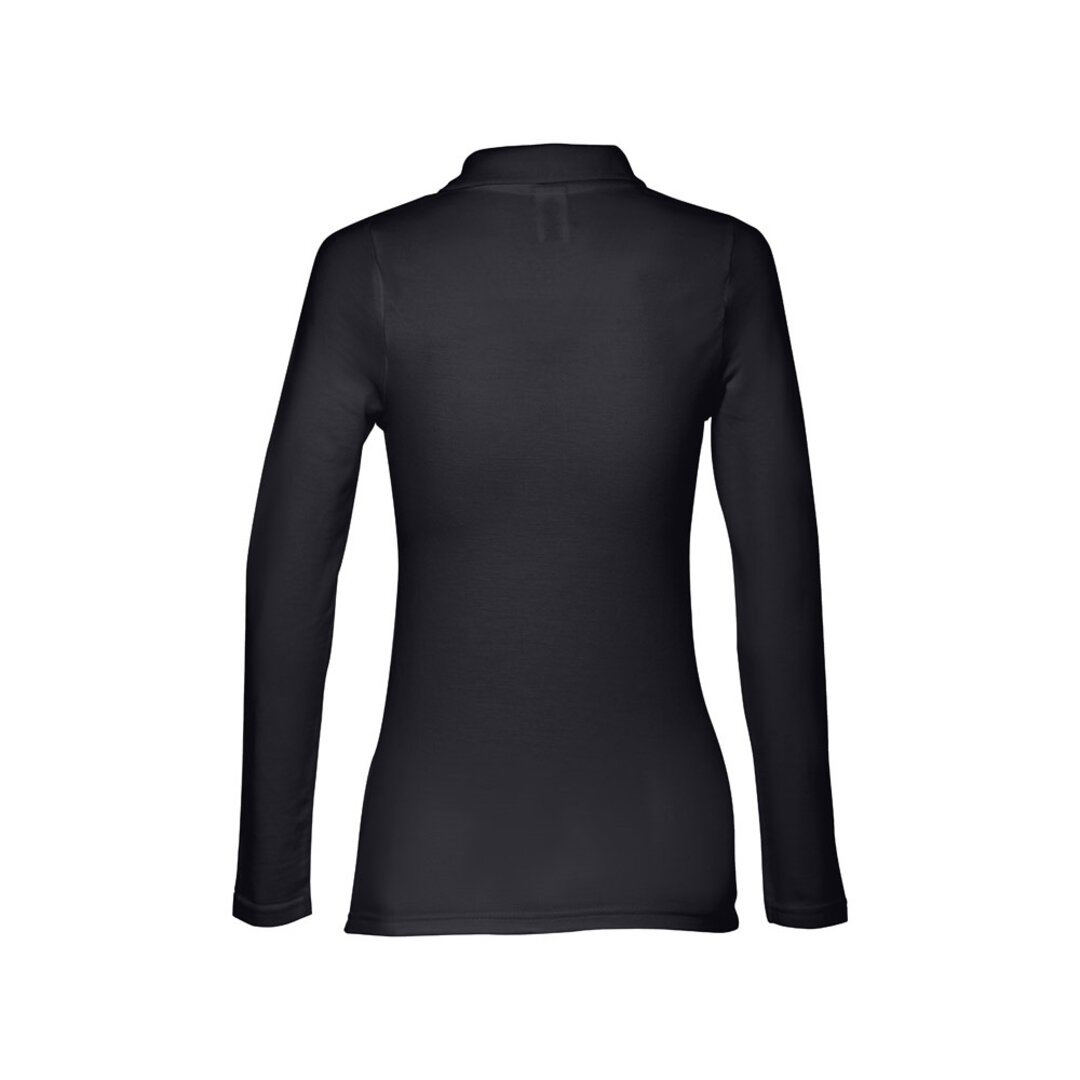 Damen Langarm-Poloshirt Minata