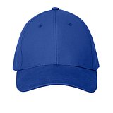 Kappe aus 100 % gebürsteter Baumwolle (260 g/m²) mit 6 Paneelen Raitlin