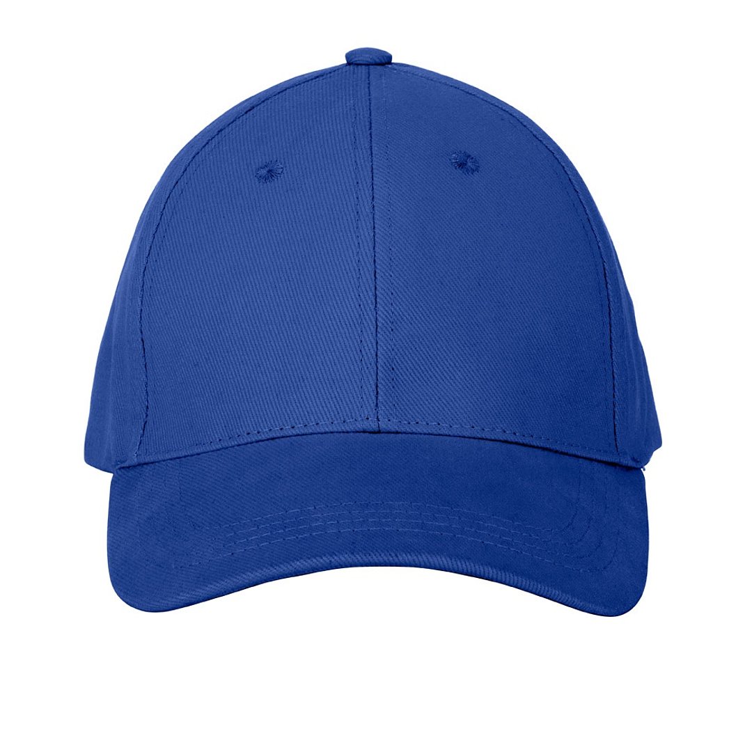Kappe aus 100 % gebürsteter Baumwolle (260 g/m²) mit 6 Paneelen Raitlin
