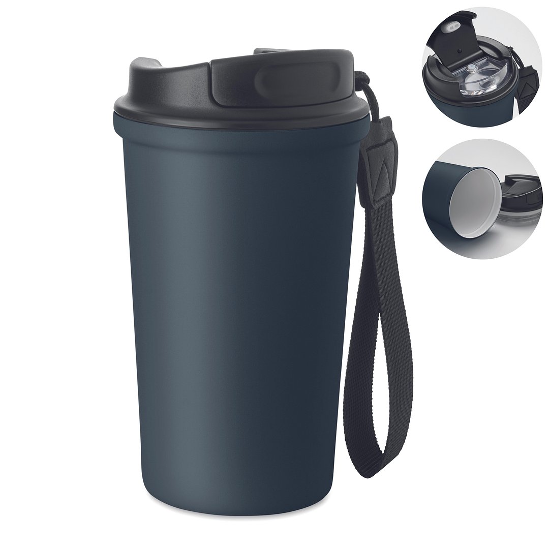 Becher recy. Edelstahl 400ml Anicorio