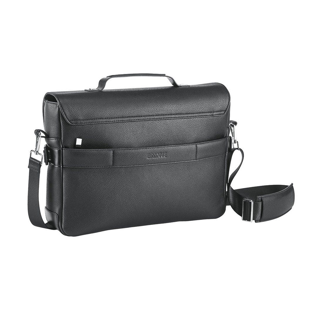 Executive Aktentasche aus Poly-Leder für 14" Laptop Aluona