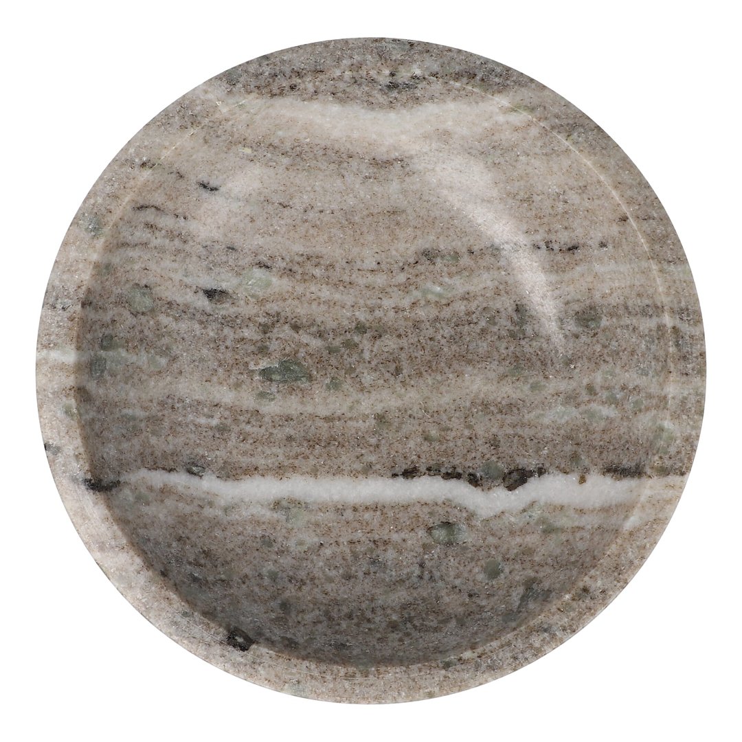 Sten Travertin-Marmor-Schale Benandrg