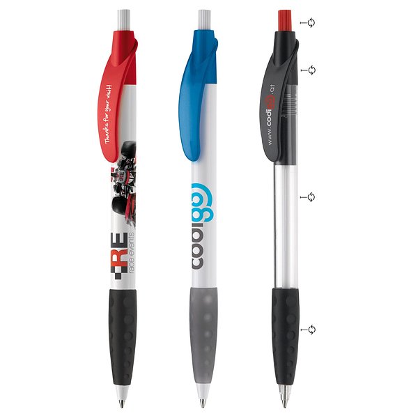 Kugelschreiber Cosmo Combi mit Gummigriff Beati