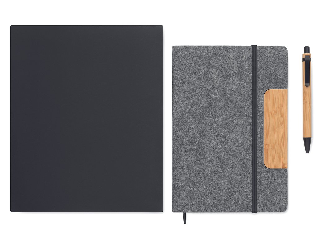 DIN A5 RPET Notizbuch-Set Rudycian