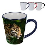 Melbourne Sublimationsbecher farbiger Rand & Henkel 350ml Jongin