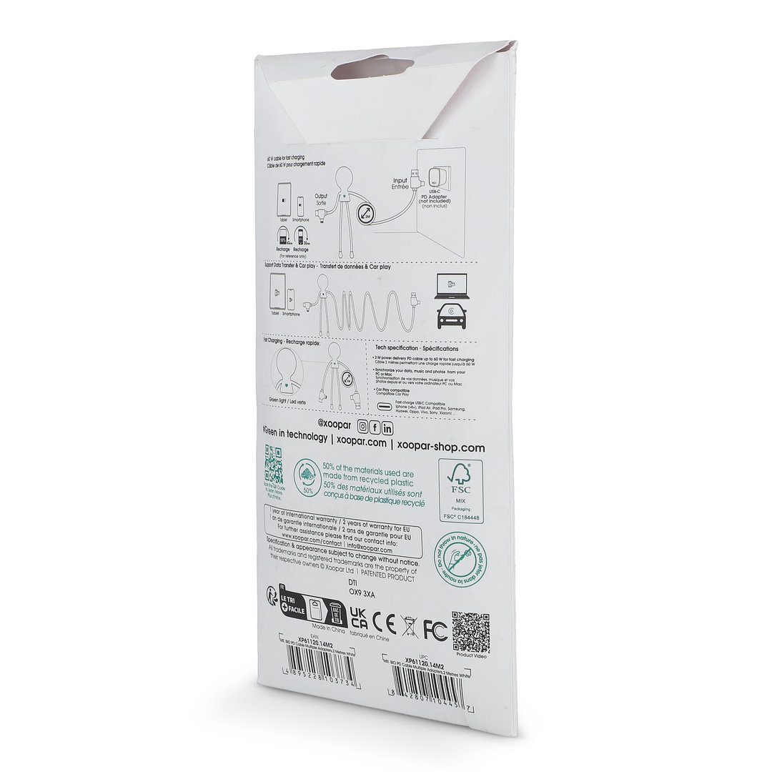 2092 - Herr Bio Lang 60W PD Multi-Ladekabel 2 Meter Aniafen