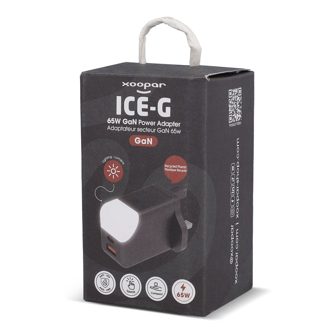 ICE-G 65W GaN-Netzteil mit UK-Stecker Pauni