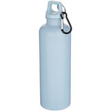 750 ml einfarbige RS-zertifizierte Wasserflasche aus recyceltem Kunststoff mit Karabinerhaken - Emeritlie