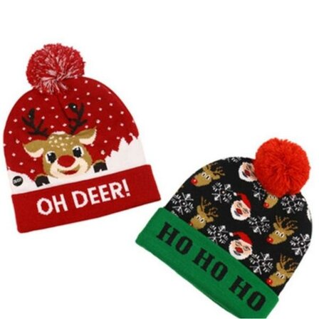 Strickmütze LED individuellem Design