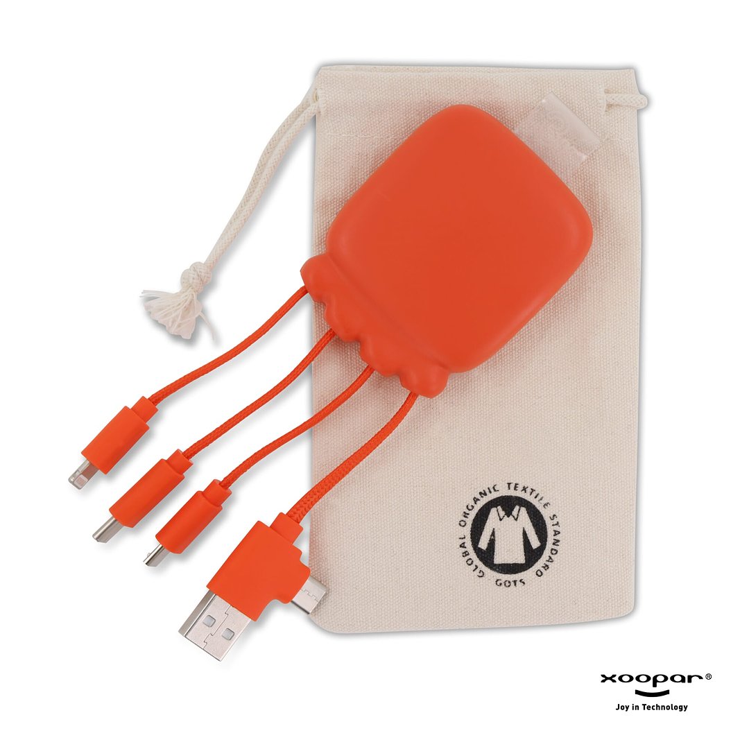 Octopus Gamma 2 Bio Charging cable with 3.000mAh Powerbank Nicorela