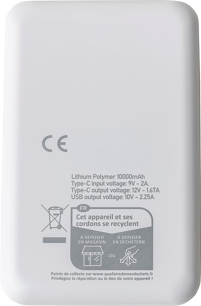 Recycelte ABS-Powerbank Iteivan