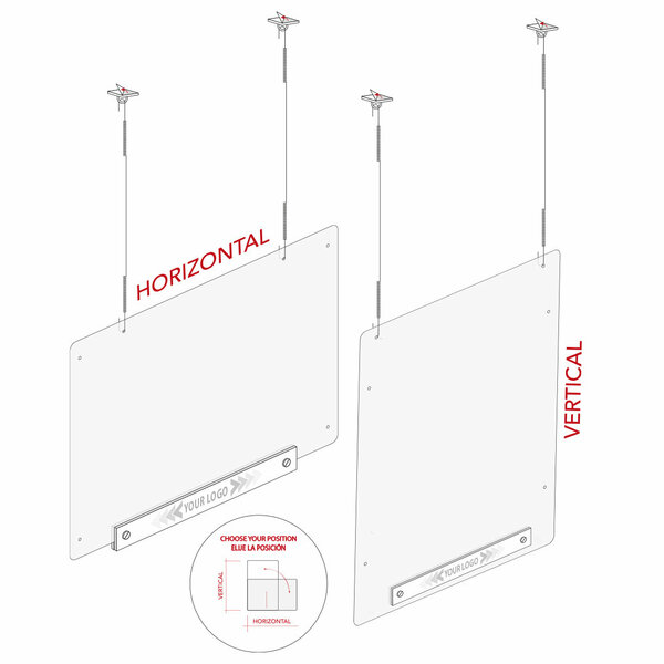 Transparente Trennwand Idfly